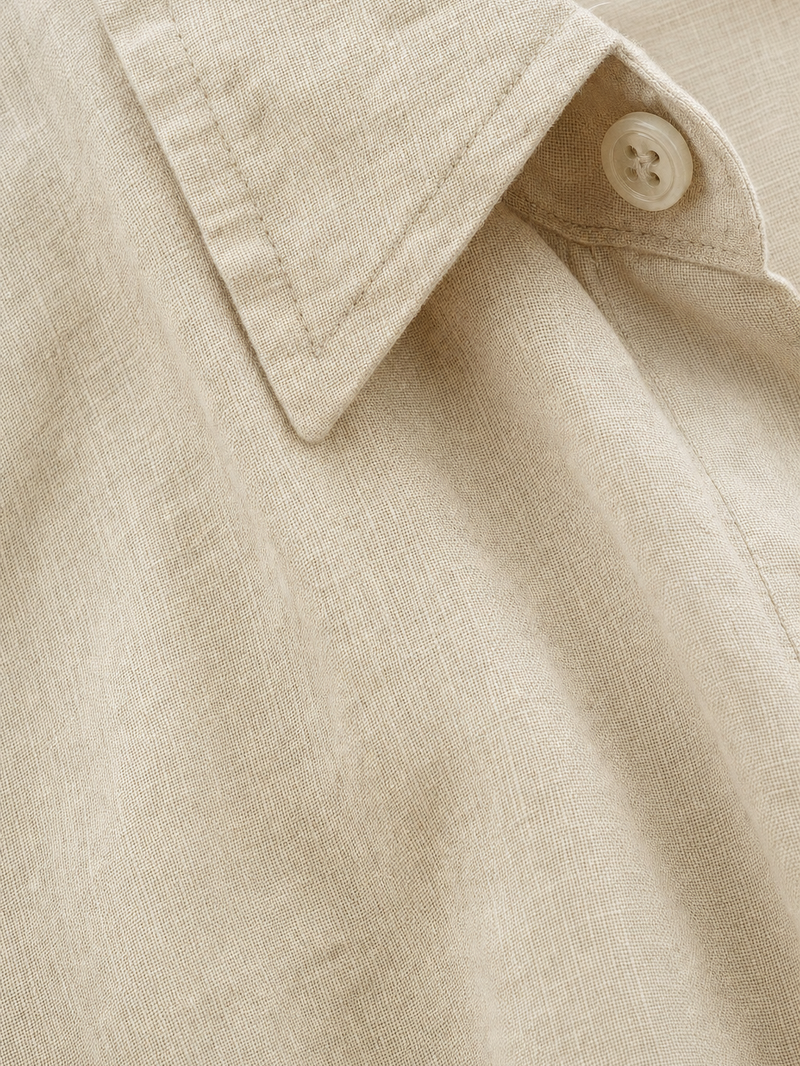 LINEN SHIRT BEIGE