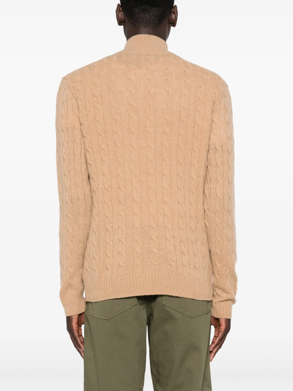 Polo Ralph Lauren Camel Cable Knit light brown Sweater