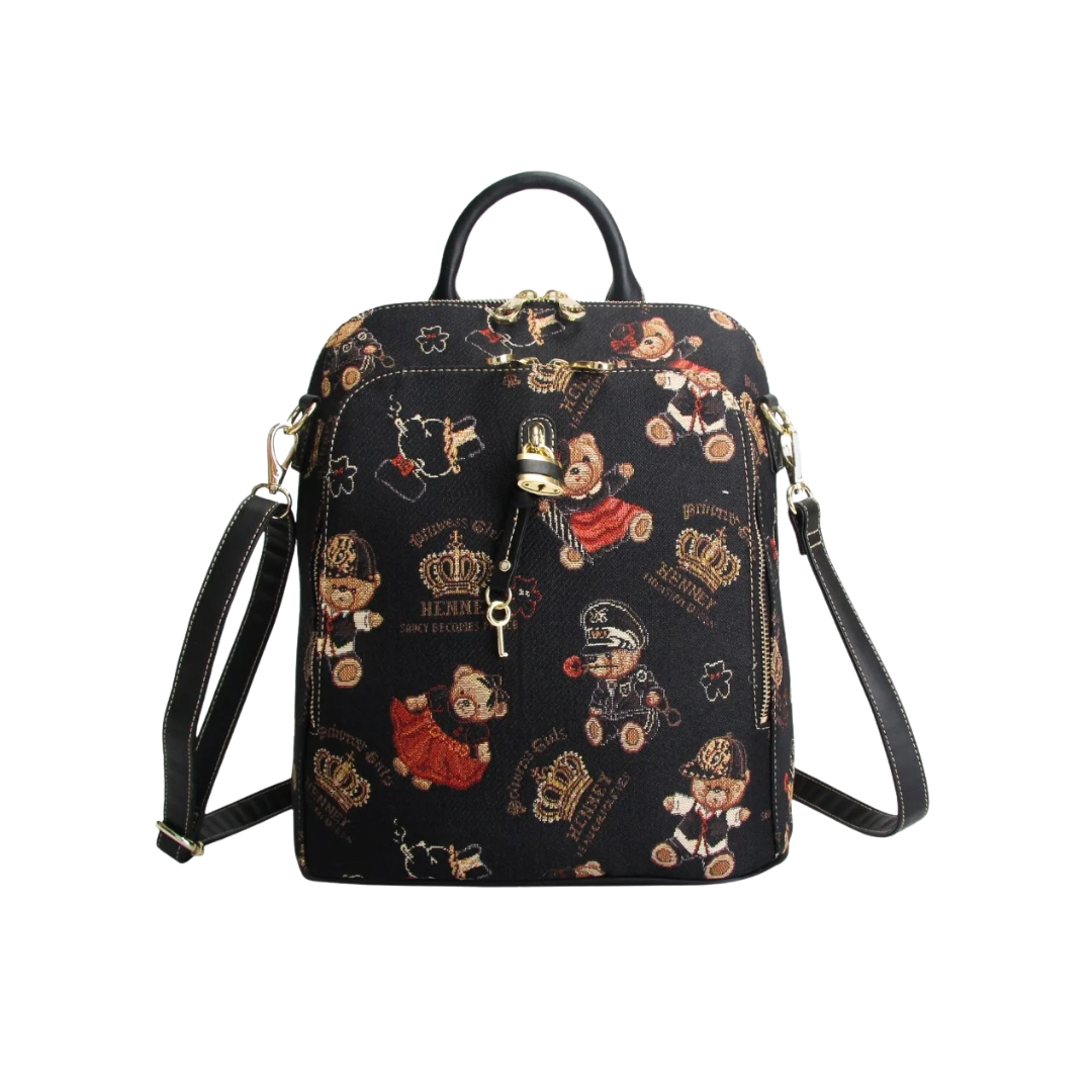 Crown Bear Backpack (H-143-Bpk-Crb)