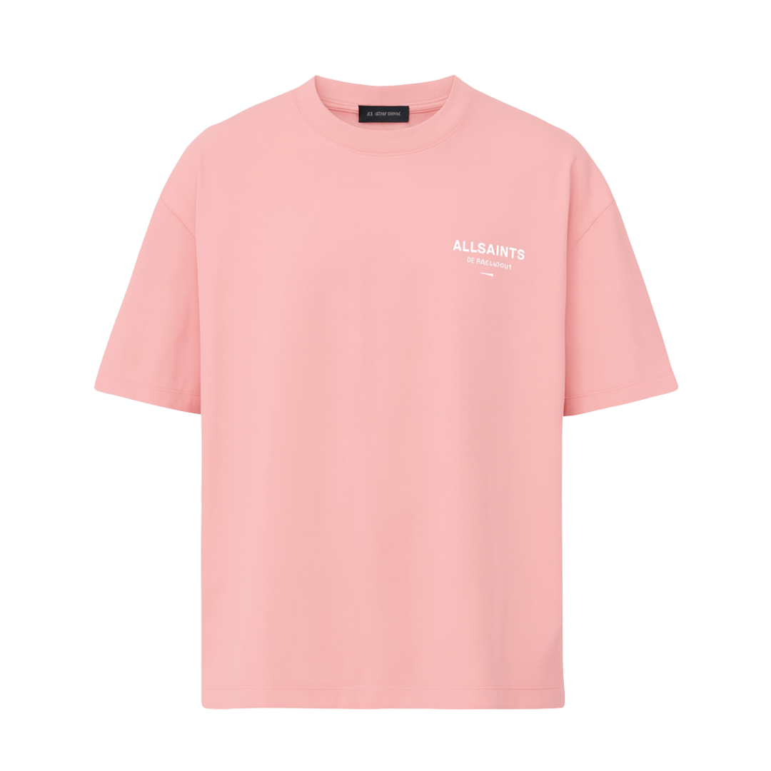 Underground Oversized Crew-Neck T-Shirt (Amara-Pink)