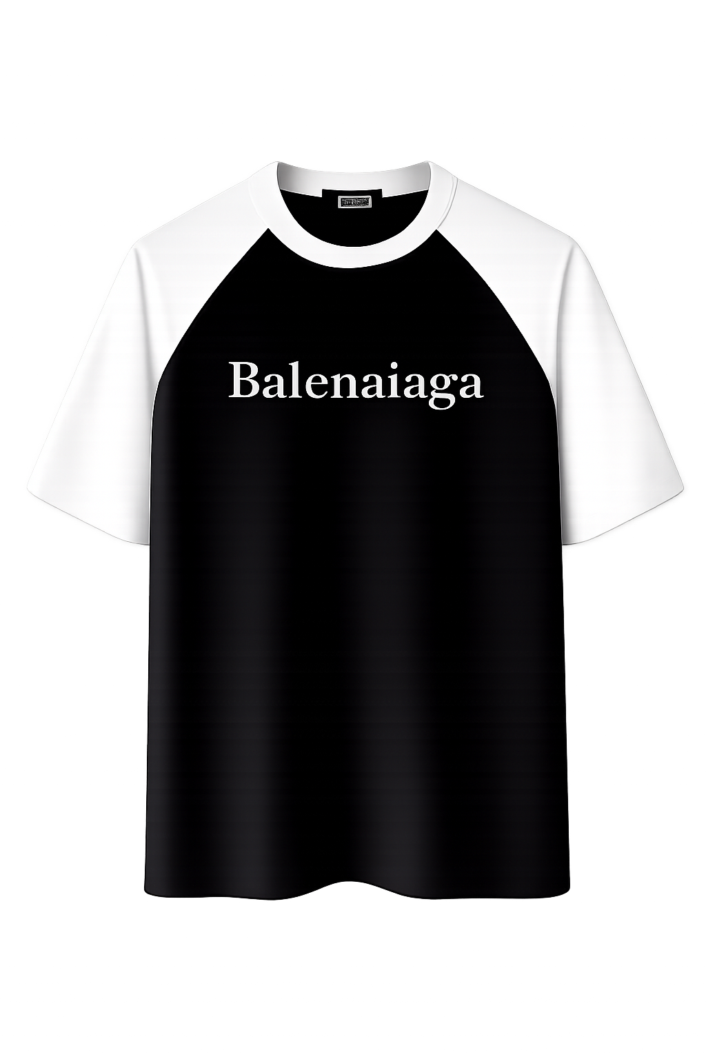 Balenciaga black and white raglan T-Shirt