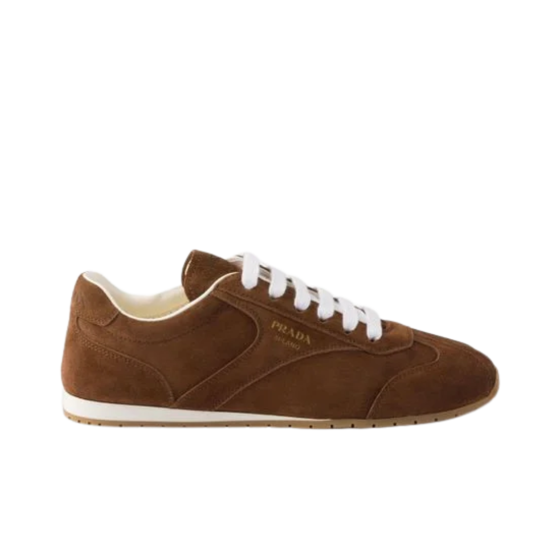 Prada Suede Brown Sneakers