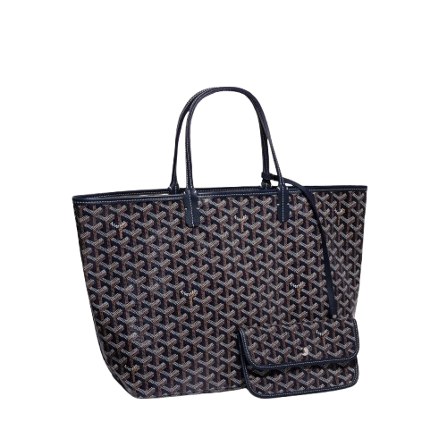 Goyard Saint Louis Pm Bag (Navy Blue)