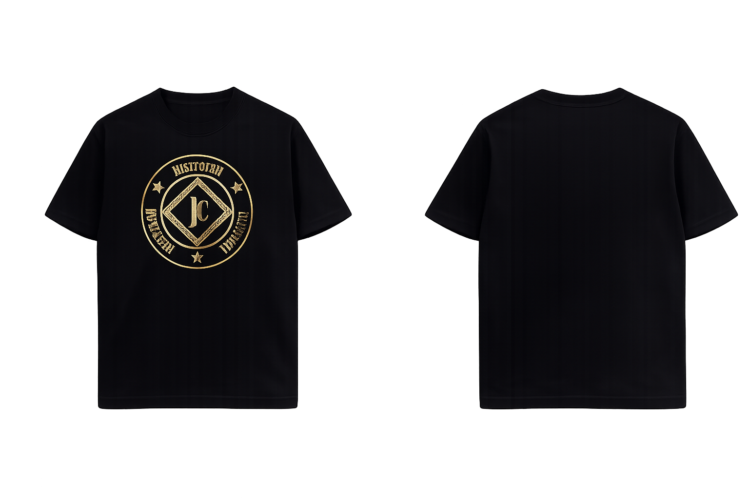 Just Cavalli Typography Printed Pure Cotton T-Shirt