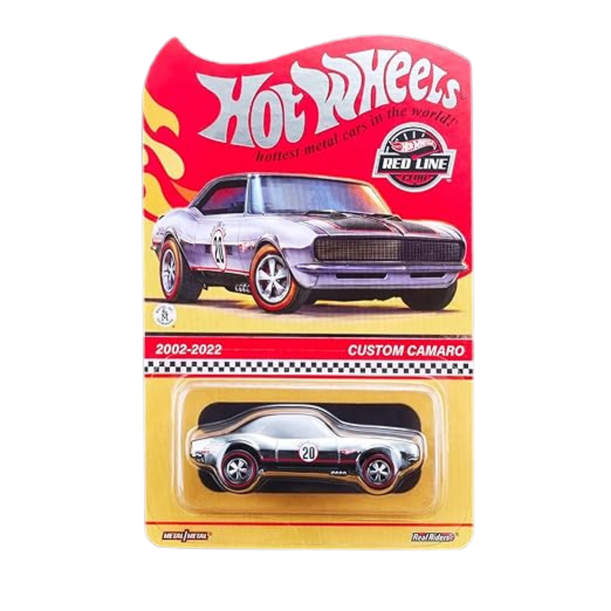 Hot Wheels Collectors Rlc Exclusive Custom Camaro - Rlc 20th Anniversary, Kids, Black