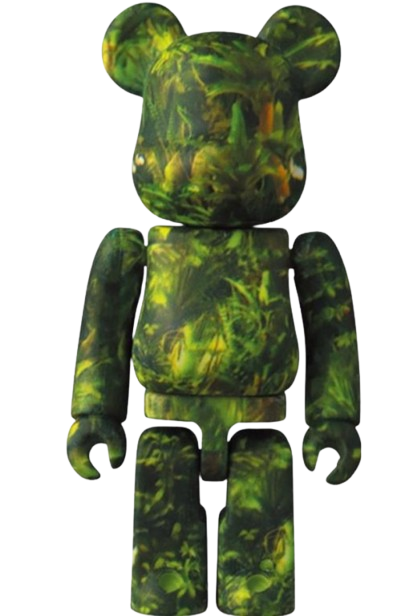 その他 MEDICOM TOY - BE@RBRICK B@BY FOREST GREEN Medicom Bearbrick 100% Jungle Green Pattern Series 45 Figure Be