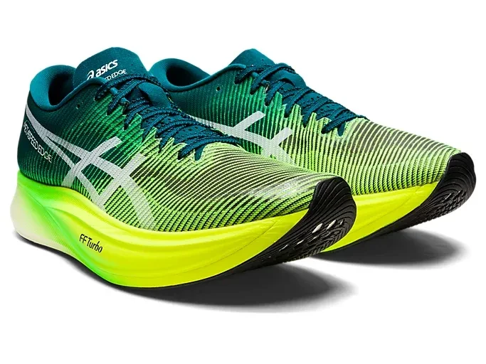 Asics Metaspeed Edge+ Velvet Pine/Safety Yellow