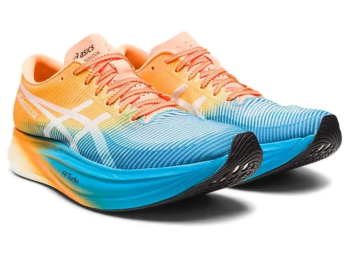 Asics Metaspeed Edge+ Island Blue Orange Pop