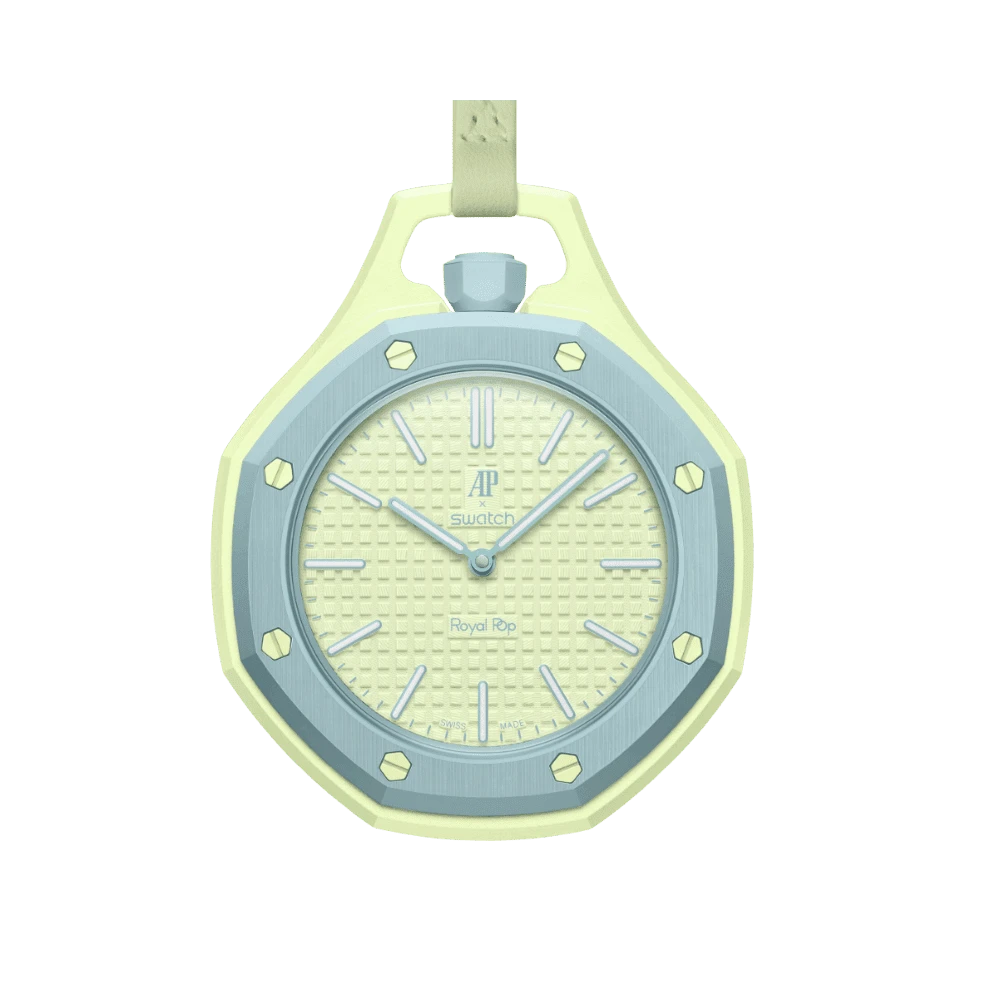 Swatch X Audemars Piguet Ap - Royal Pop “Blaue Acht” -(Aftermarket Wrist Band Included)