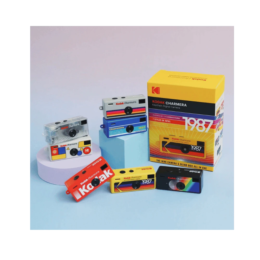 Buy 1 Get 1 Free - Kodak Charmera Keychain Digital Camera Blind Box Collection