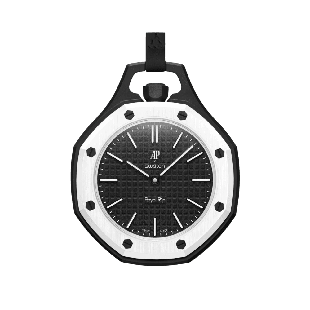 Swatch X Audemars Piguet Ap - Royal Pop “Ocho Negro” -(Aftermarket Wrist Band Included)