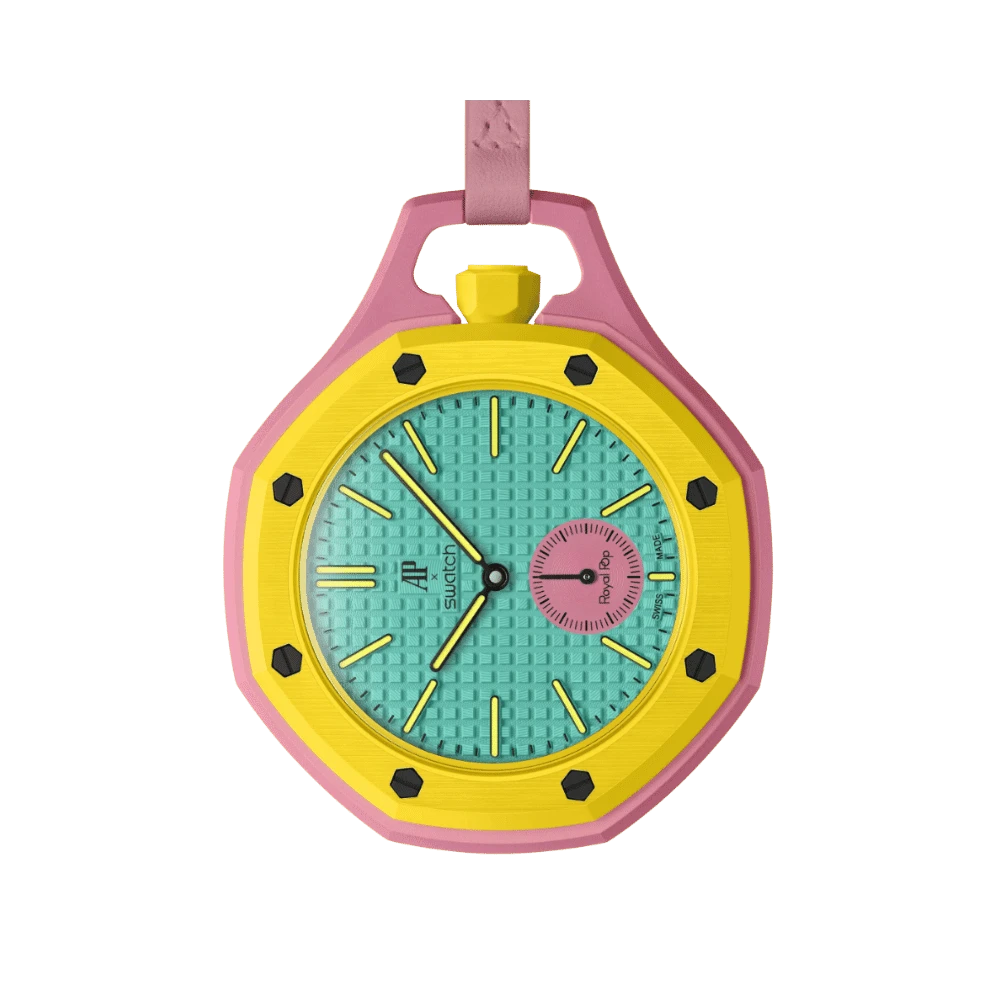 Swatch X Audemars Piguet Ap - Royal Pop “Otg Roz” - (Aftermarket Wrist Band Included)