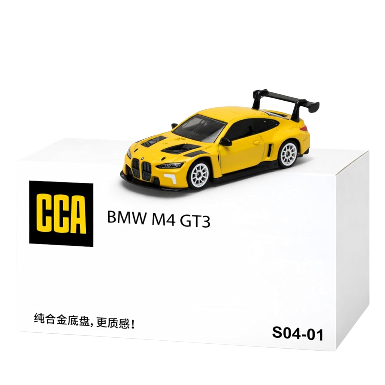 Woozee.. Cca Bmw M-4 Gt3 1:64 Diecast Premium Scale Model Free Wheel Toy For Collection