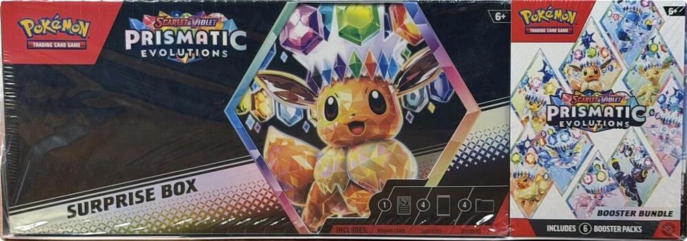 Prismatic Evolutions Booster Bundle + Surprise Box Bundle (Sam's Club) - Sv: Prismatic Evolutions (Pre)