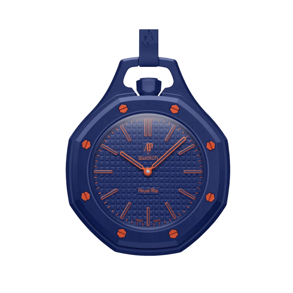 Swatch X Audemars Piguet Ap - Royal Pop “Orenji Hach” - (Aftermarket Wrist Band Included)