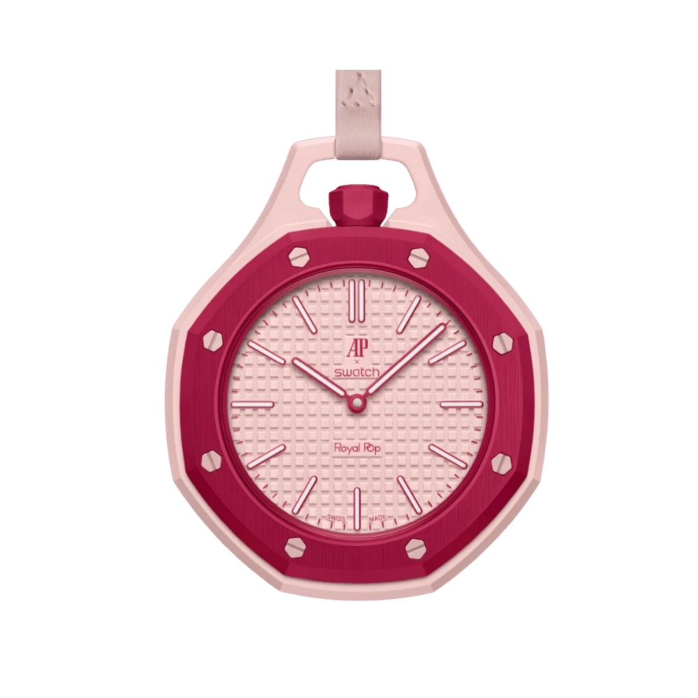 Swatch X Audemars Piguet Ap - Royal Pop “Otto Rosso” -(Aftermarket Wrist Band Included)