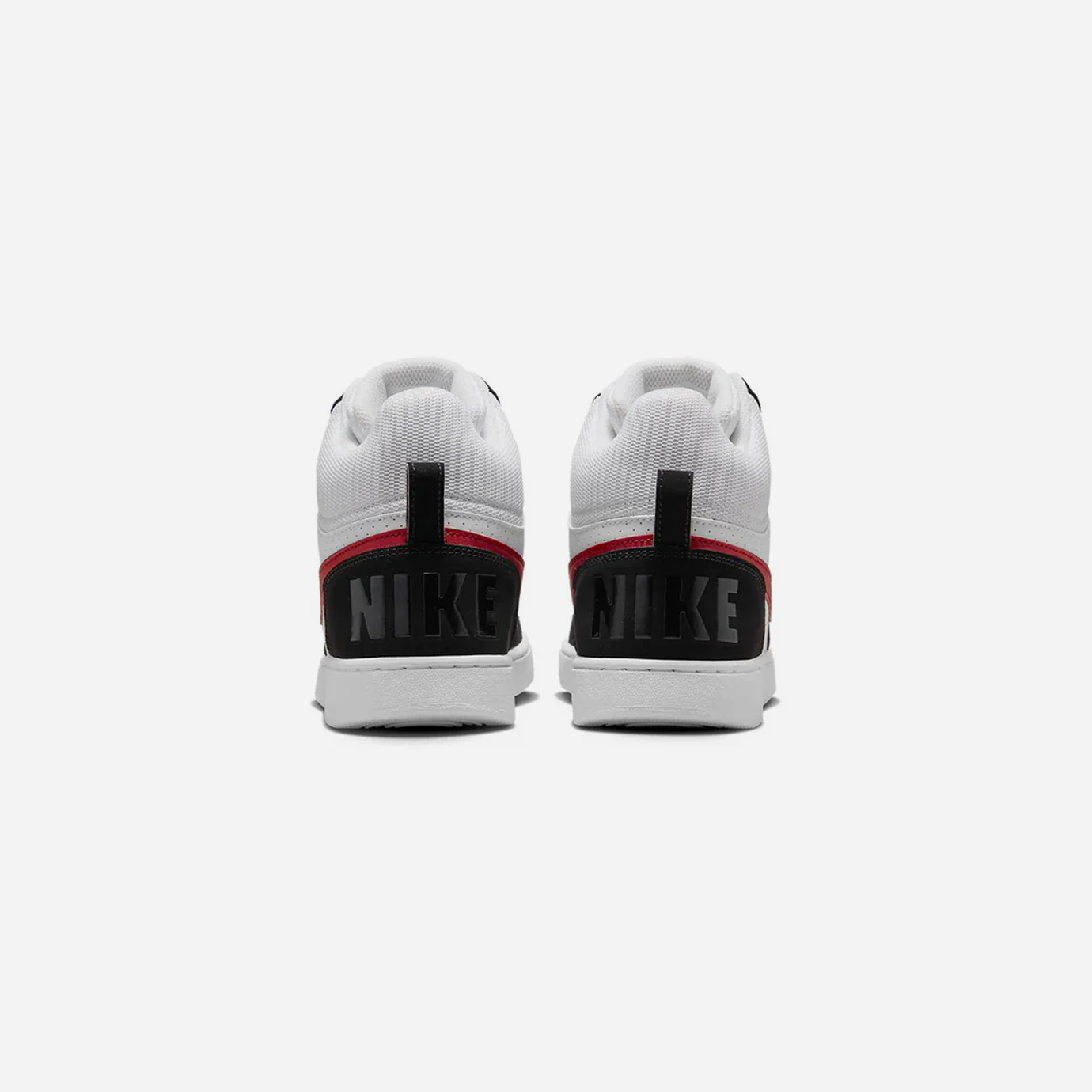 Nike Court Borough Mid White Red Black