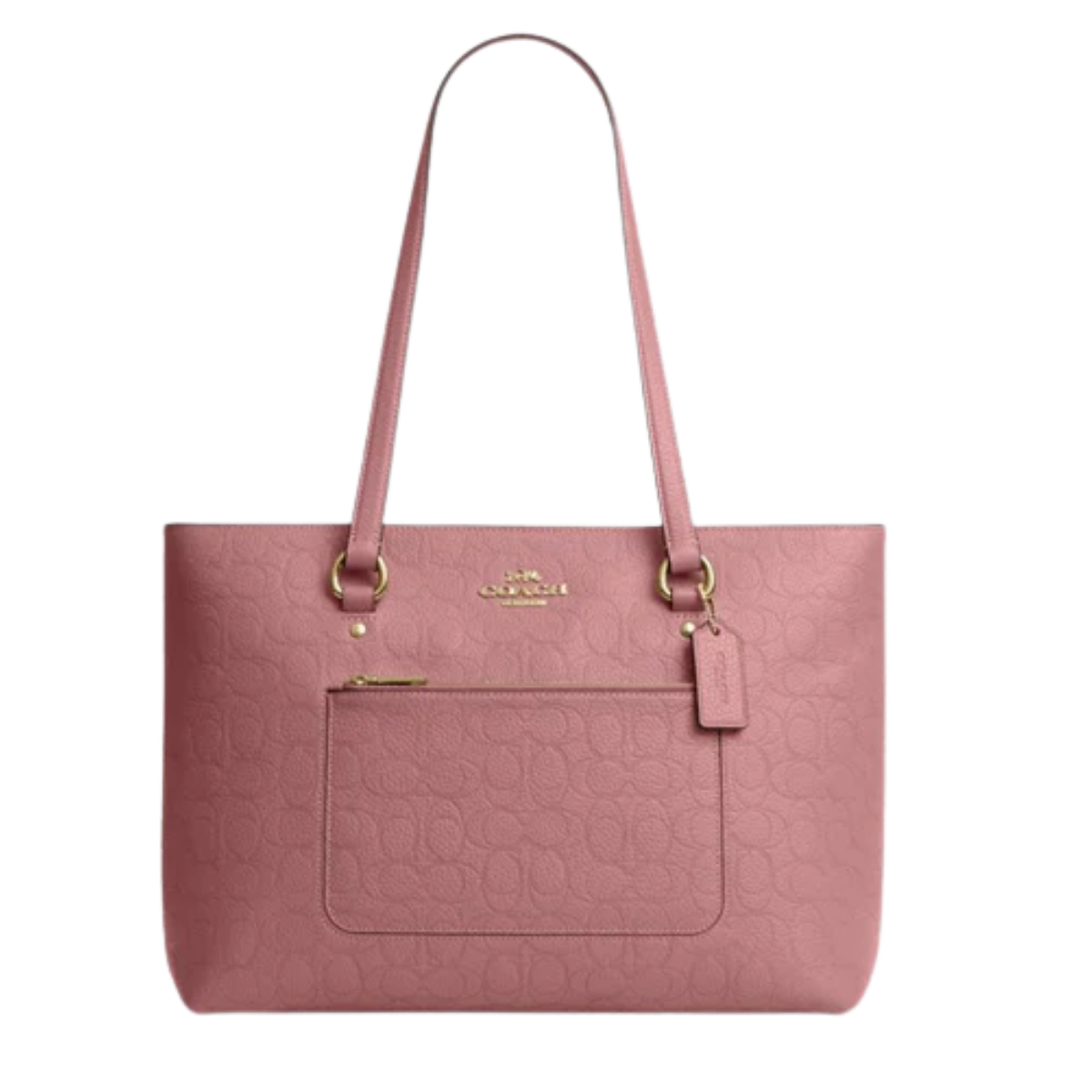 Coach Station Tote Bag In Signature Leather Gold