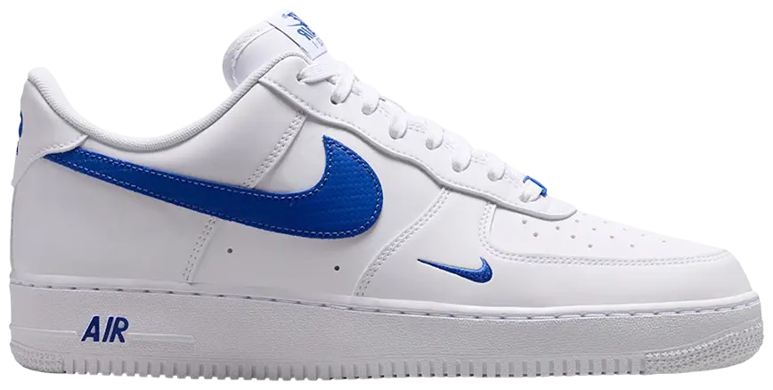 Nike Air Force 1 Low '07 'Carbon Fiber Swoosh - White Game Royal'