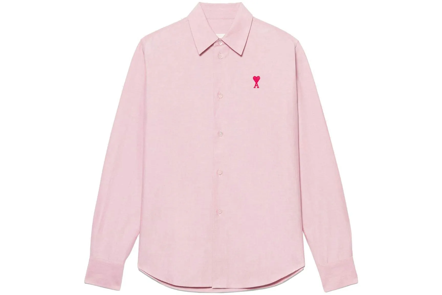Ami Paris Ami De Coeur Shirt Pink