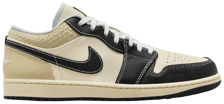 Jordan 1 Low SE Coconut Milk Black Muslin