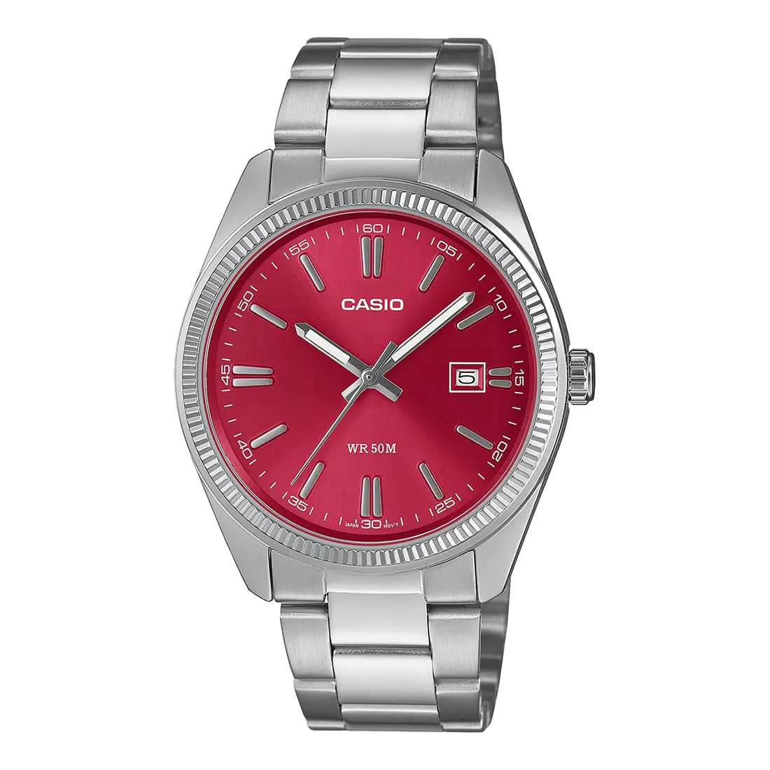 Casio Enticer Men MTP-1302PD-4AVEF Analog Red Dial Men
