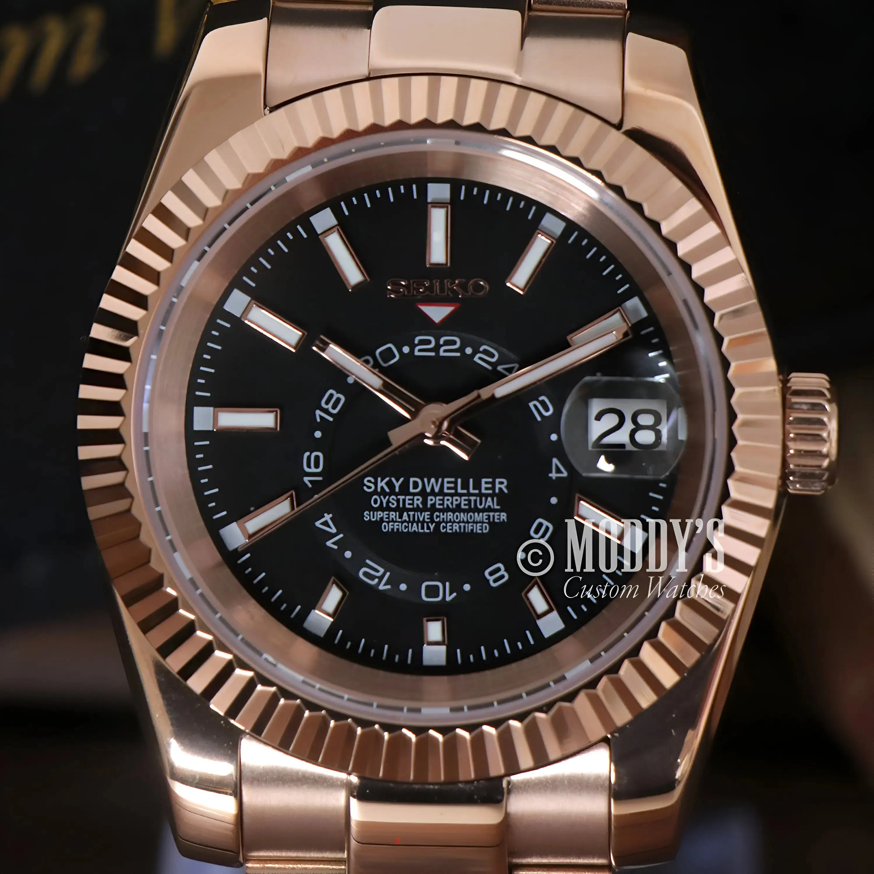 Seikojust Sky Dweller Rose Gold