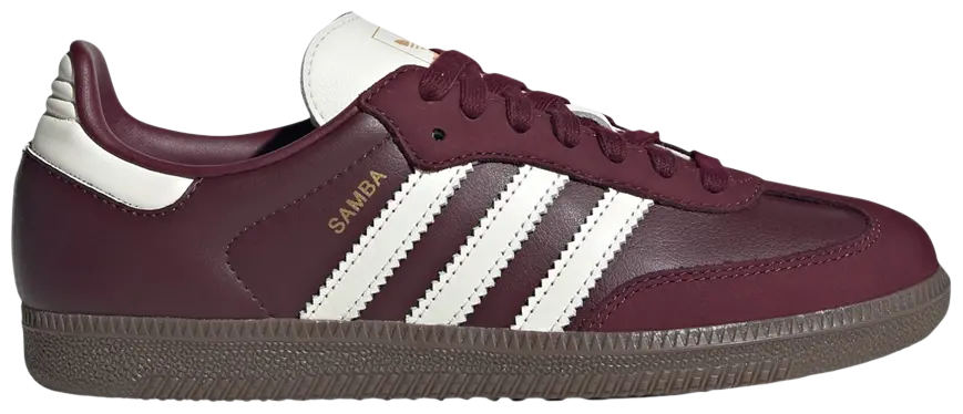 Adidas Wmns Samba OG 'Maroon Off White Gum'