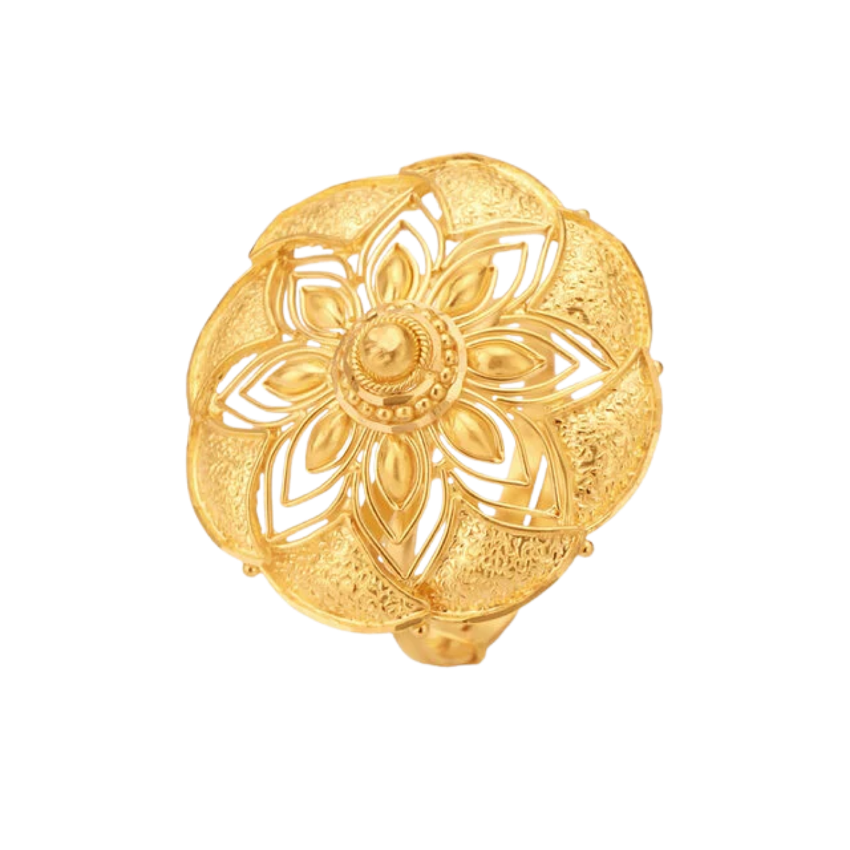 Intricate Gold Finger Ring