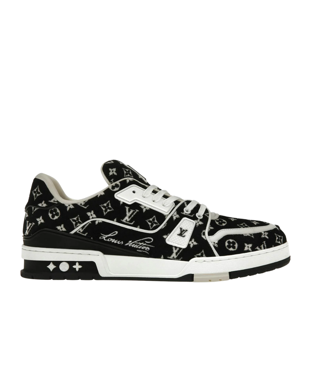Louis Vuitton Trainer Black Monogram Textile