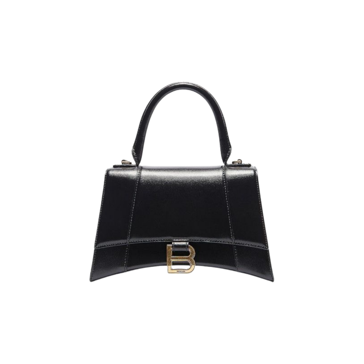 Balenciaga Hourglass Small Top Handle Bag Black