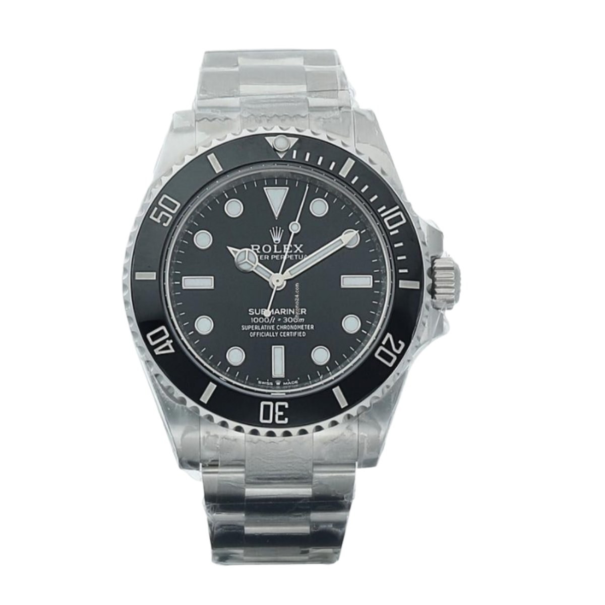 Rolex Submariner (No Date)124060 41 Mm Steel Oyster Black Dial Auto Men's Watch 2025 B/P