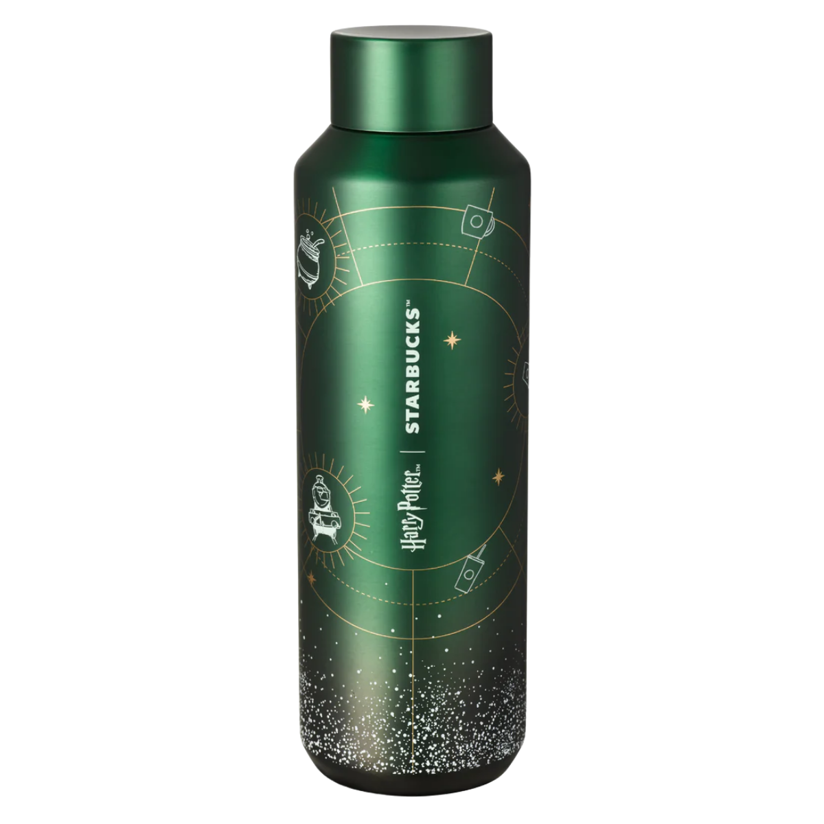 Harry Potter Starbucks Green 20oz Stainless Steel Water Bottle