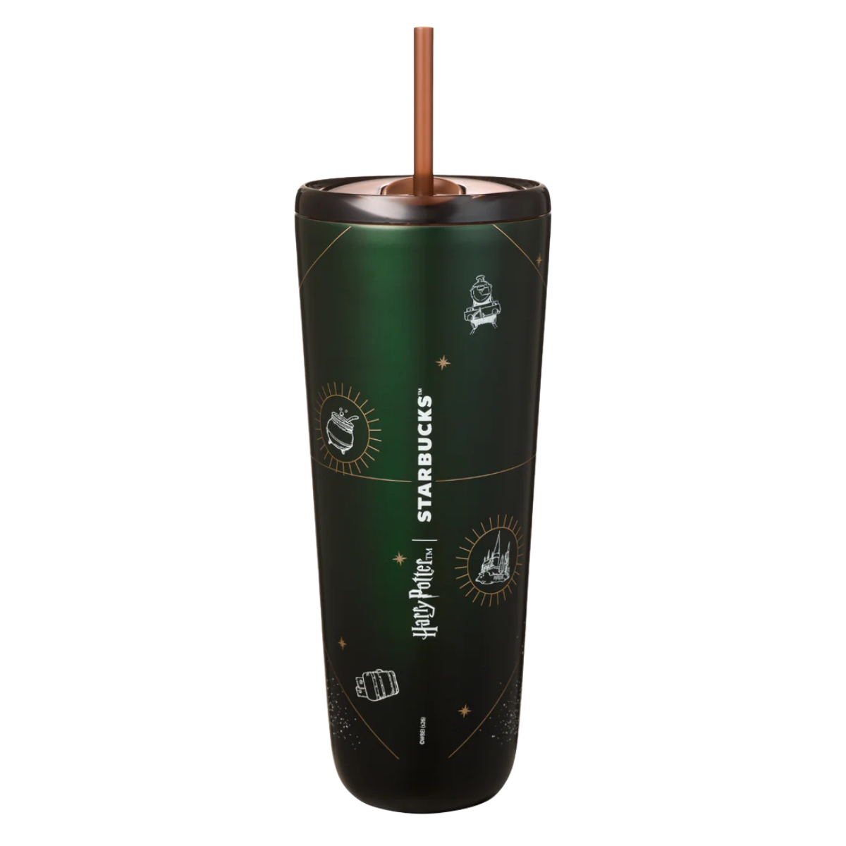 Harry Potter Starbucks Green 24oz Stainless Steel Cold Cup