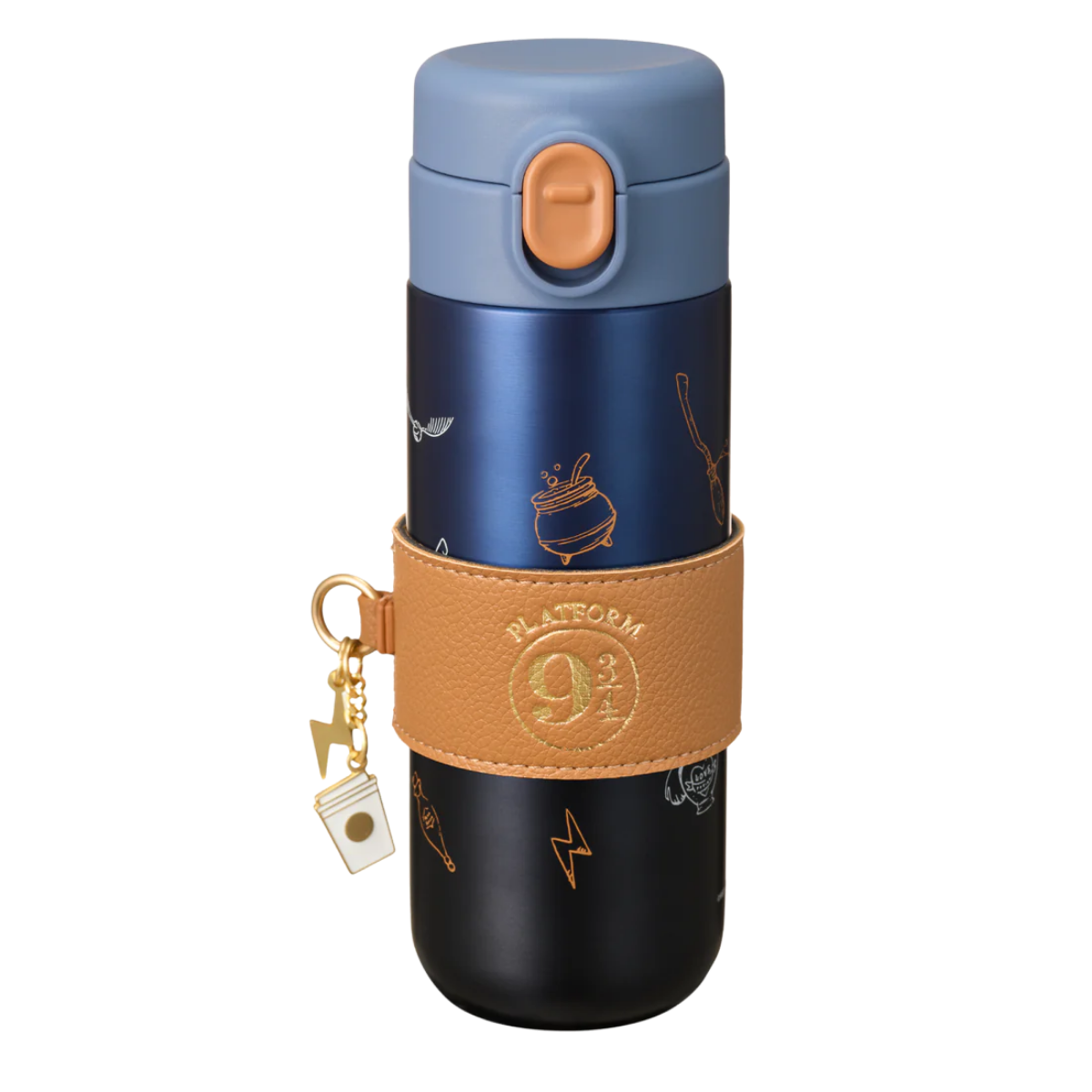 Harry Potter Starbucks Navy 12.9oz Stainless Steel Tumbler With Sleeve