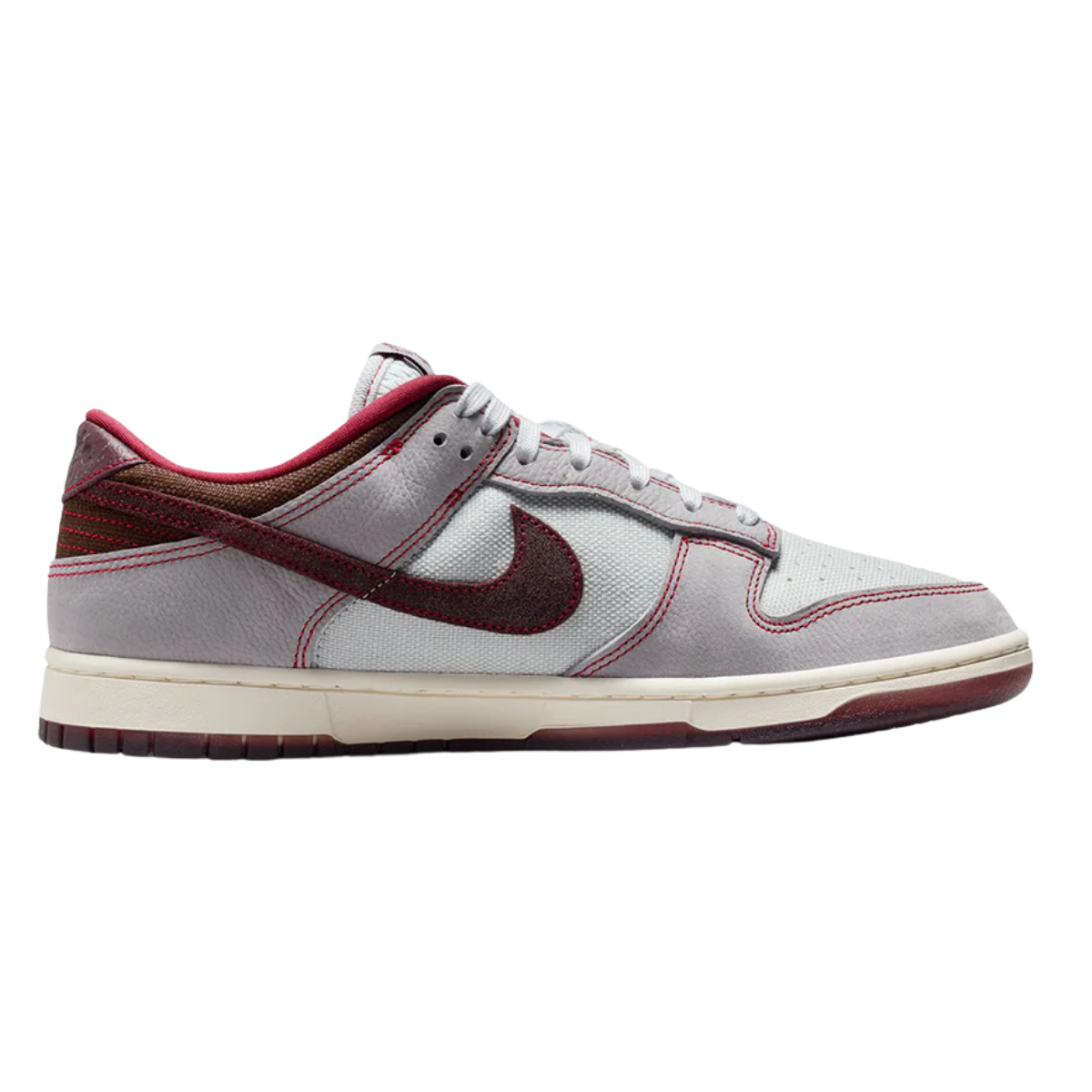 Nike Dunk Low RETRO SE 'pure Platinum/Burgundy Crush/Wolf Grey'