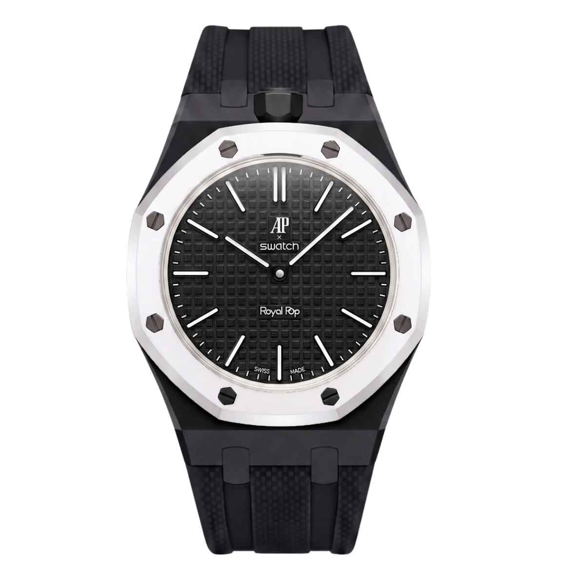 Swatch x Audemars Piguet AP - Royal Pop “Ocho Negro” -(Aftermarket Wrist Band Included)