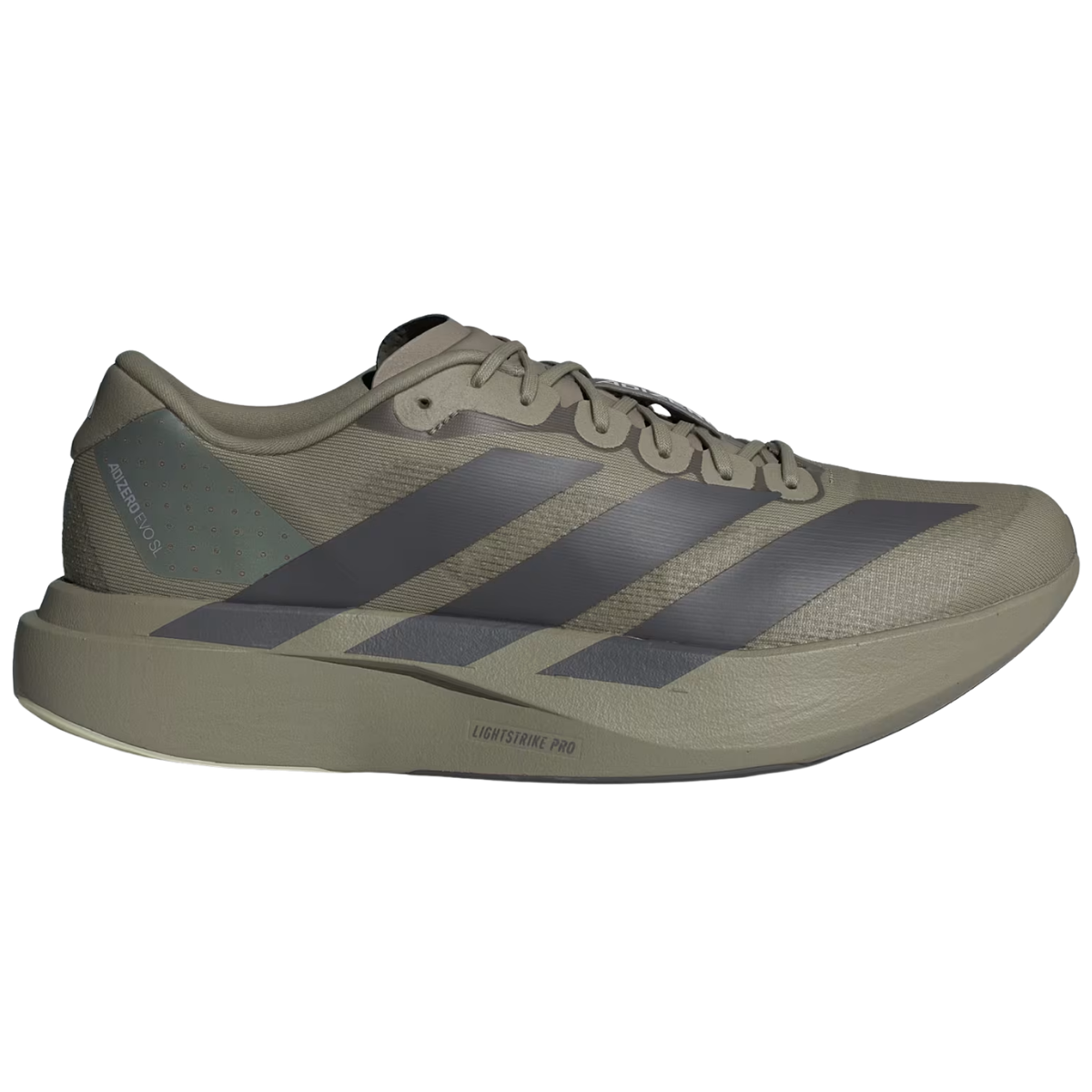 Adidas Men's Adizero Evo Sl Running Shoes Imuted Green & Grey