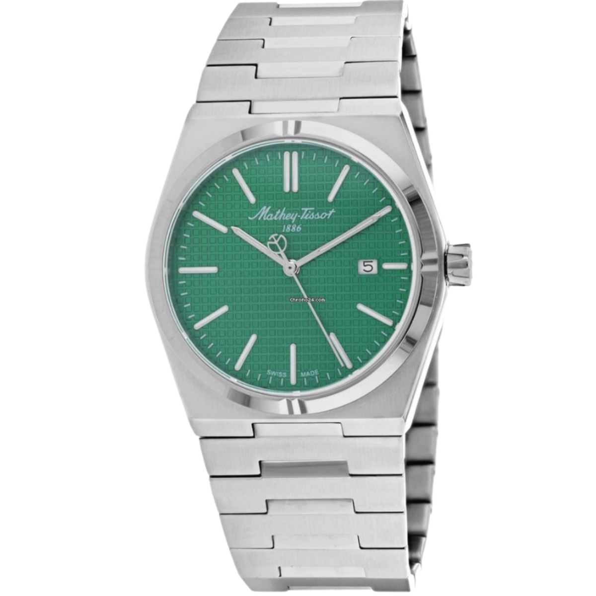 Mathey-Tissot Zoltan Quartz Diamond Green Dial Men's Watch H117av