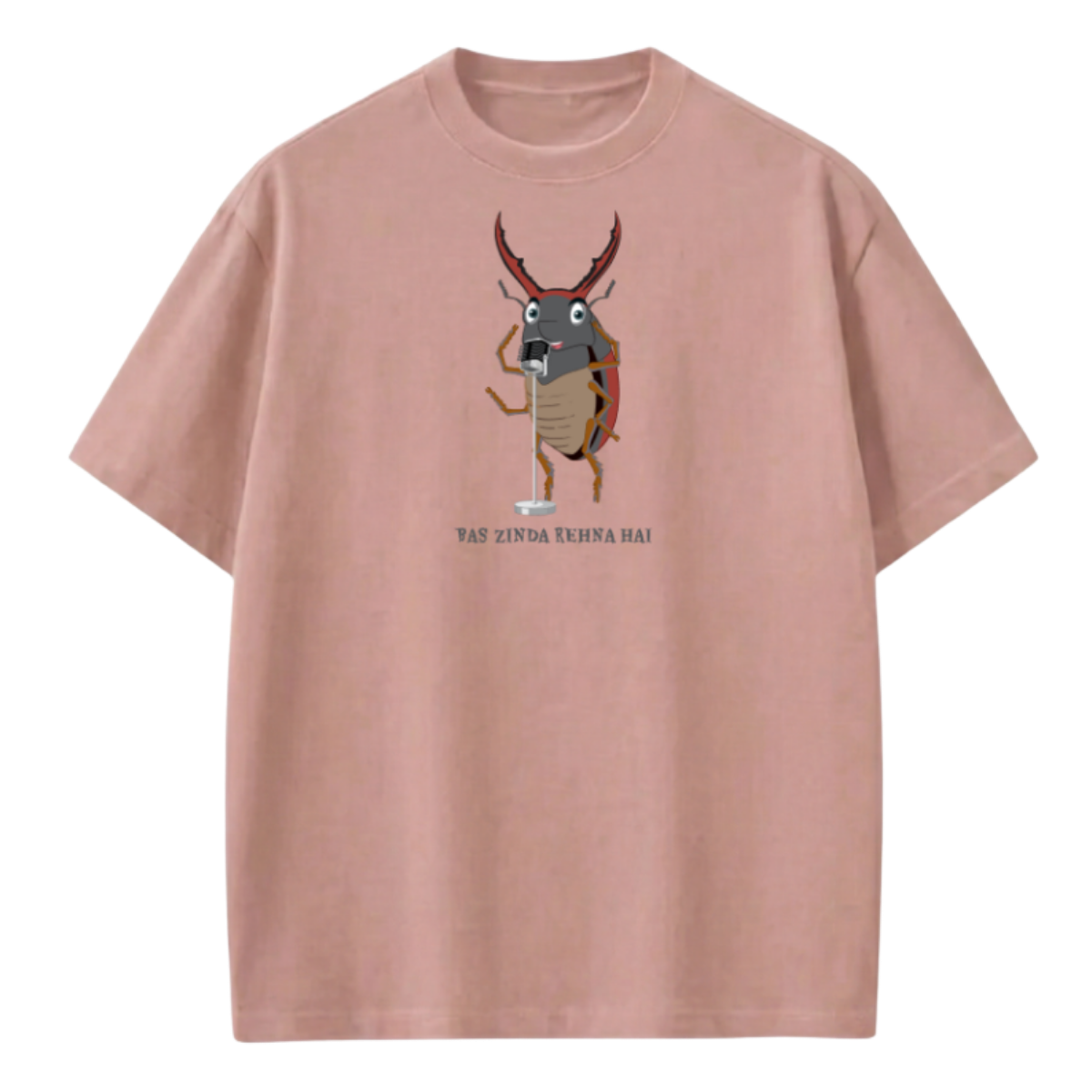 Bas Zinda Rehna H Pink T-Shirt