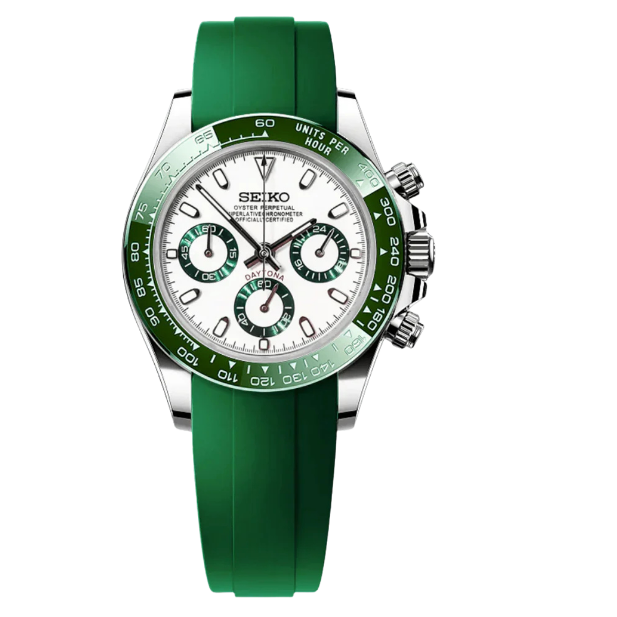 CUSTOM SEITONA CHRONOGRAPH EDITION ROYAL GREEN MOD