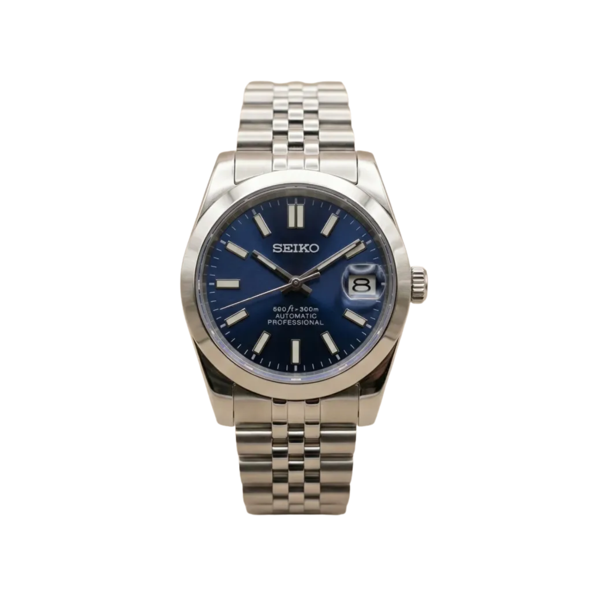 SEIKO Mod Datejust "Oyster" Edition – Navy Dial & Jubilee Bracelet