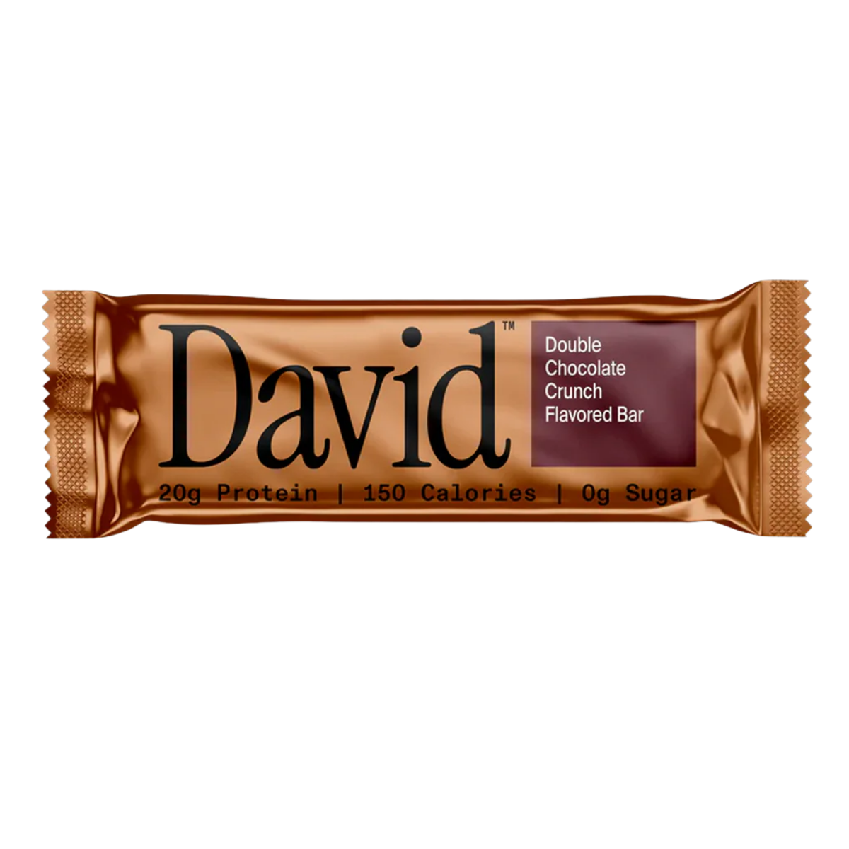David Protein Bronze Double Chocolate Crunch (20g Protein) - 12 Bars