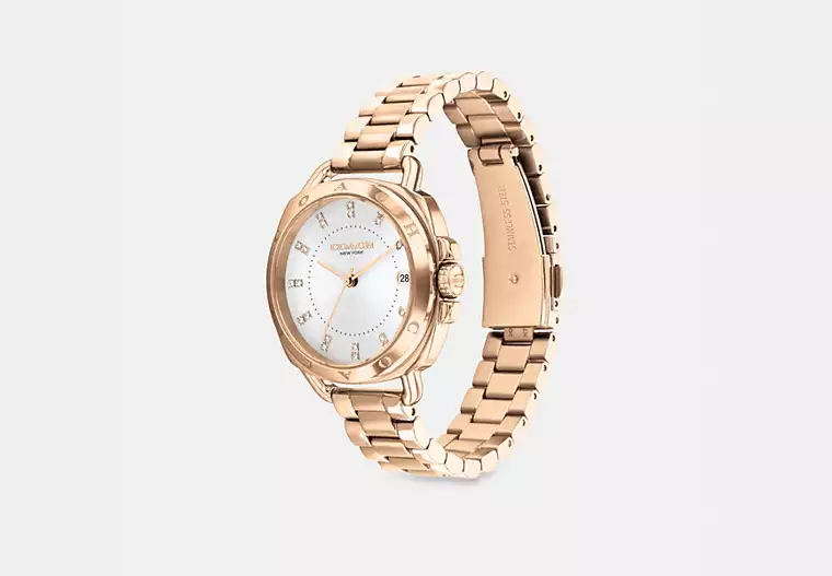 Tatum Watch, Carnation Gold - 34 mm