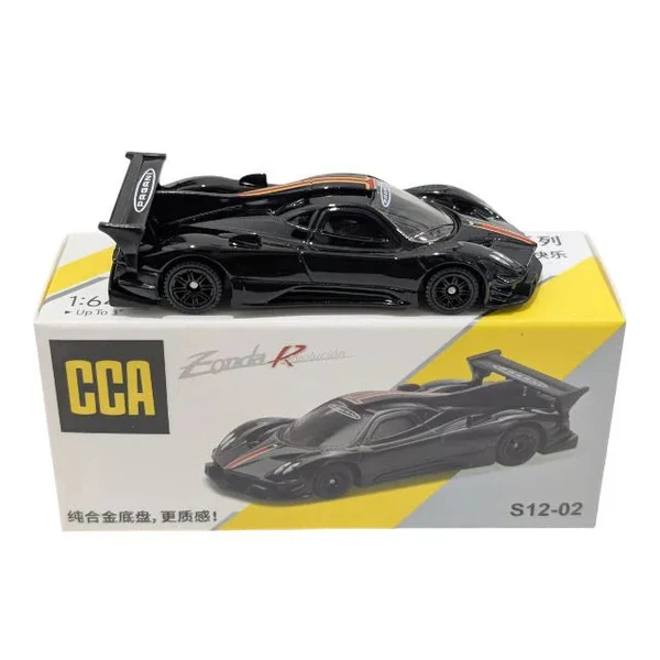 Scale 1 : 64 Cca Pagani Zonda Revolucion Black Diecast Metal Model Car
