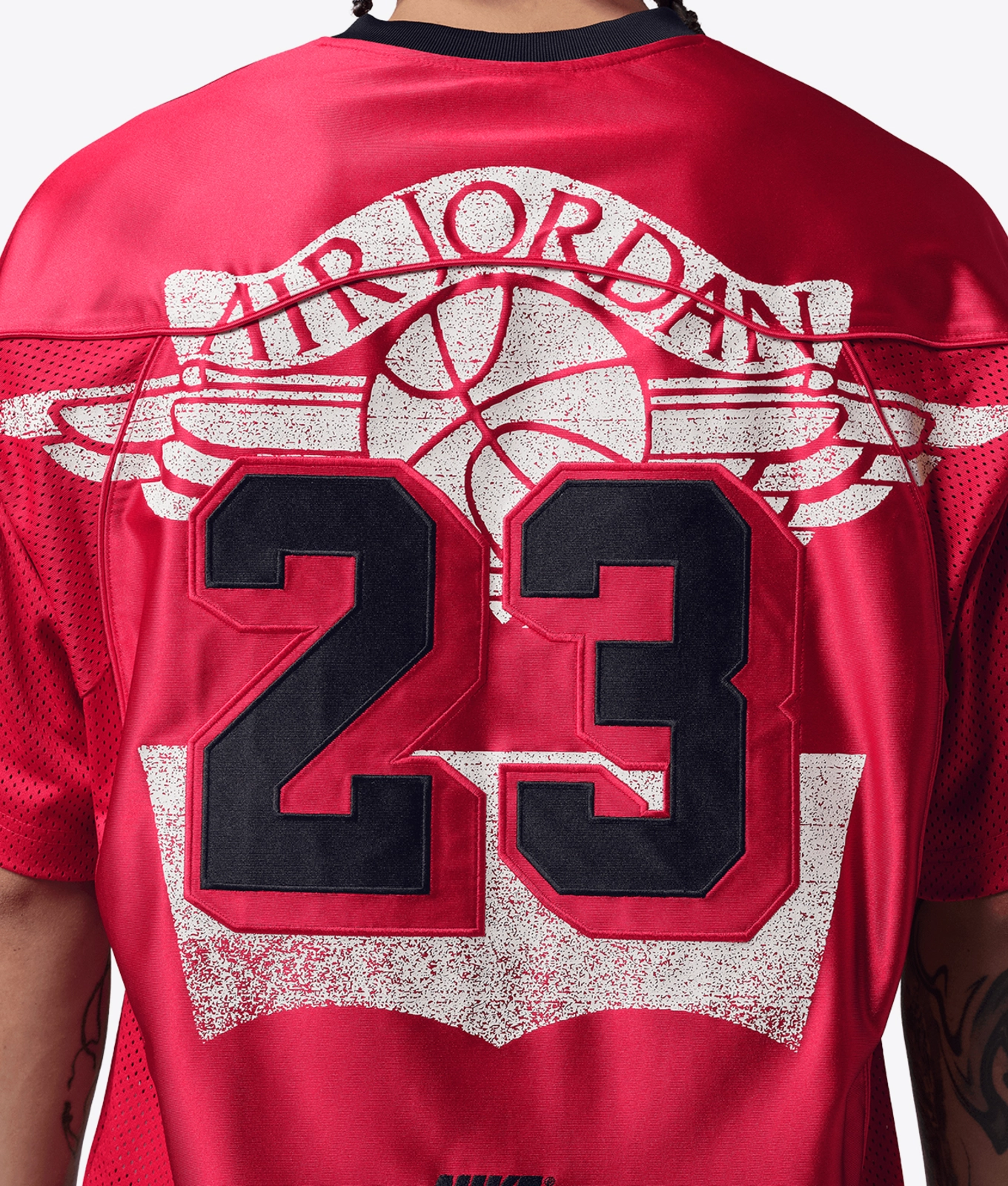 Jordan X Levis Jersey Gym Red/Black-Pale Ivory