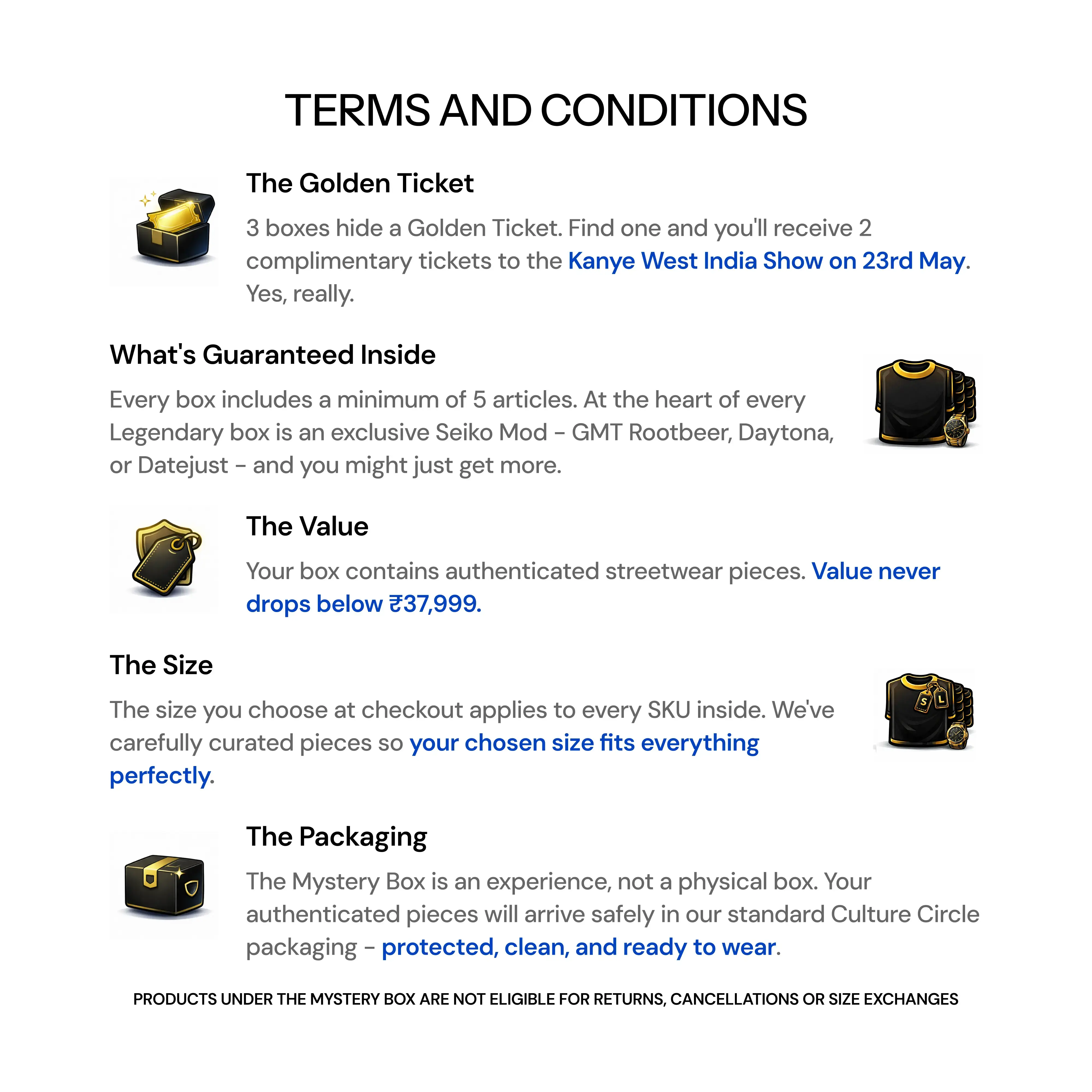 Mystery Box Legendary Edition [1 Seiko Mod + 4 Premium Apparel Incl.] - Worth ₹37,999