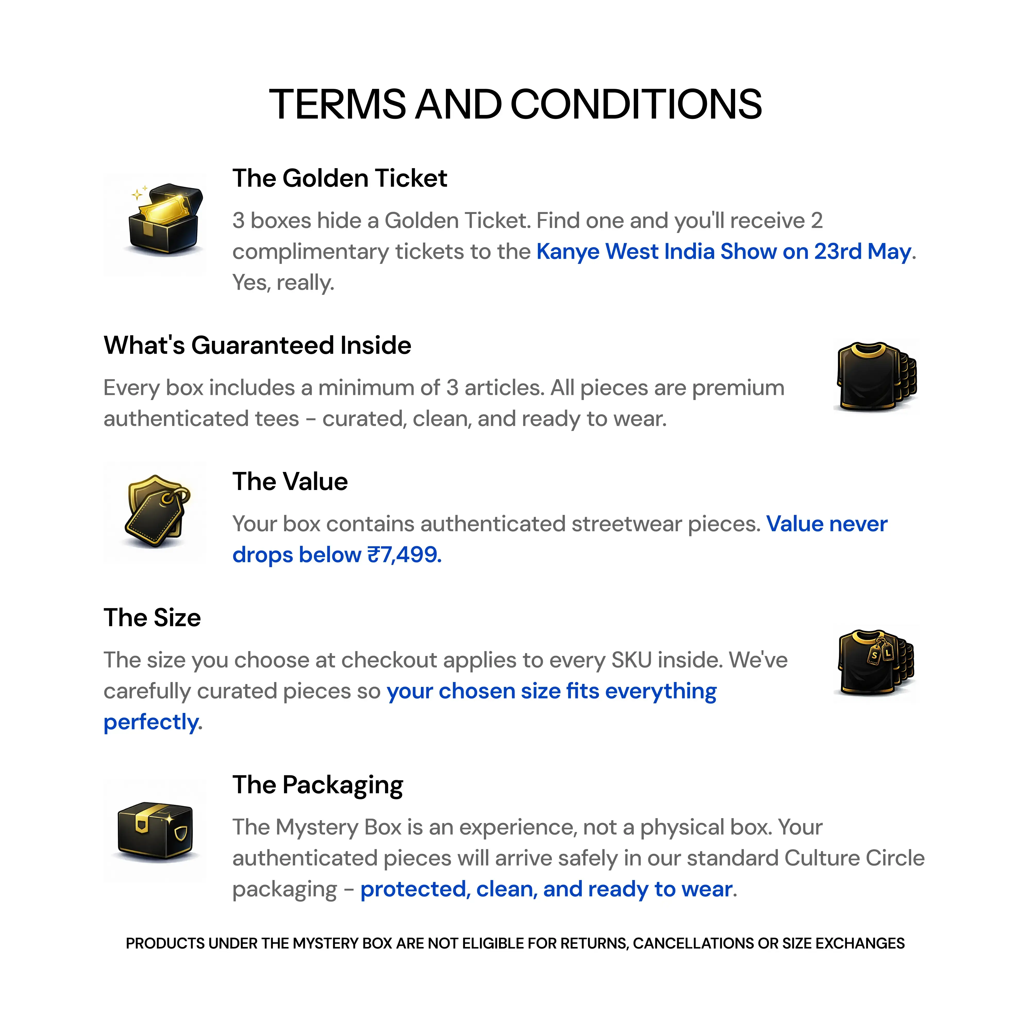 Mystery Box Blue [3 Premium Apparel Incl.] - Worth ₹7,499