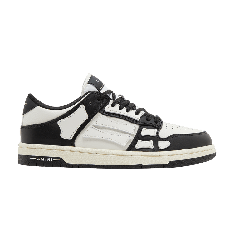 Amiri Skel Top Low Black White Price in India | Culture Circle