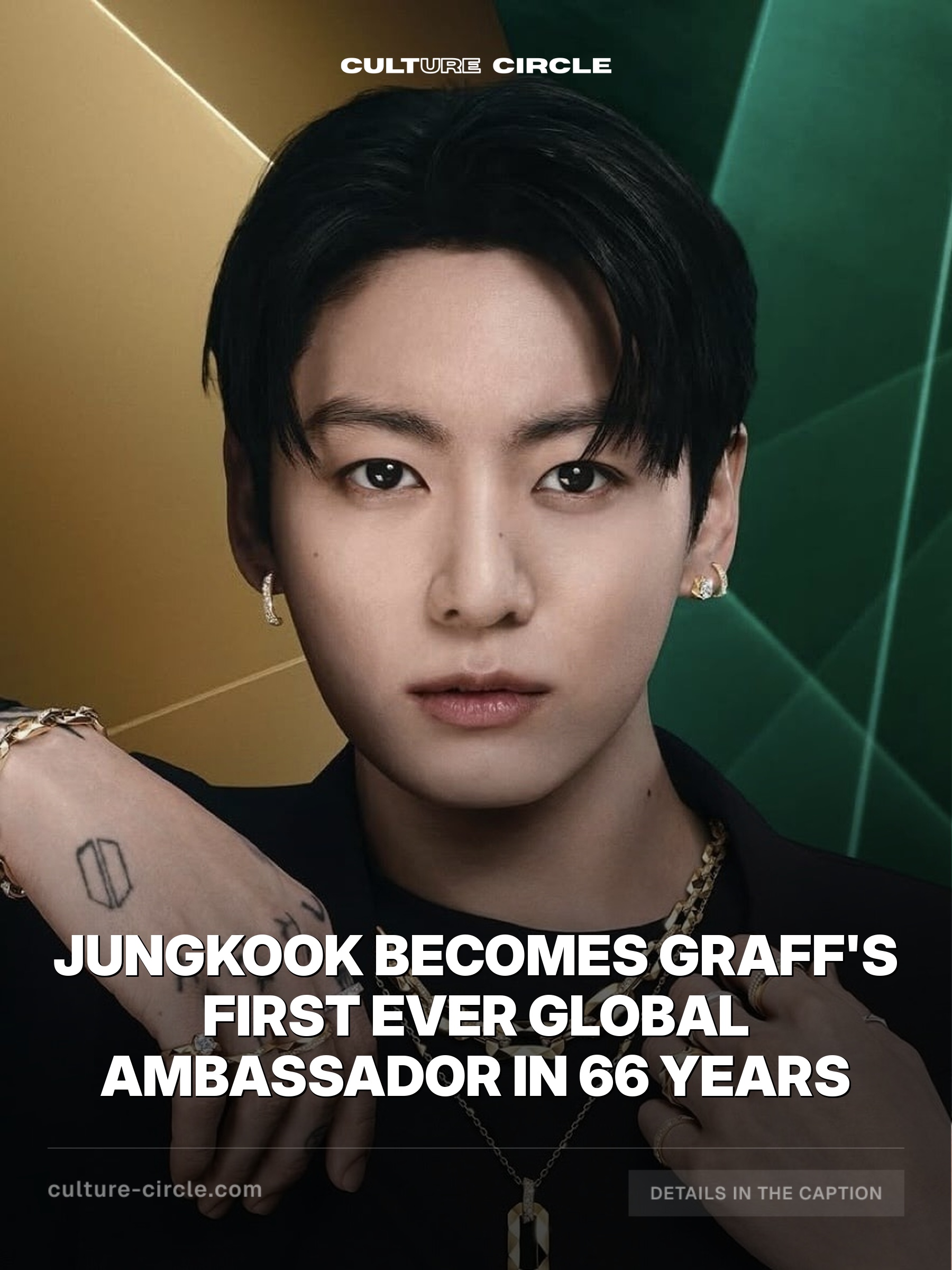 Jungkook Becomes Graff's First Ever Global Ambassador in 66 Years